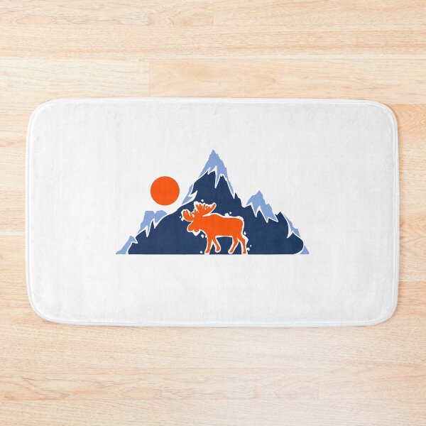 Item preview, Mountain Moose Sunset Print designed and sold by SpaceClub.
