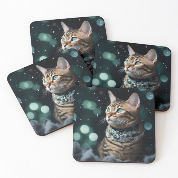 Item preview, Bengal Cat Bedazzles with Shimmers designed and sold by Nocturne  Paws.