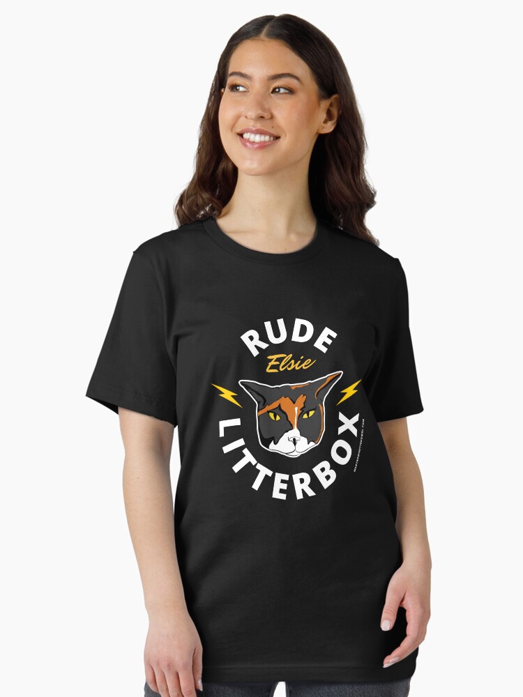 Thumbnail 2 of 7, Essential T-Shirt, Rude Litterbox designed and sold by maryrobinette.
