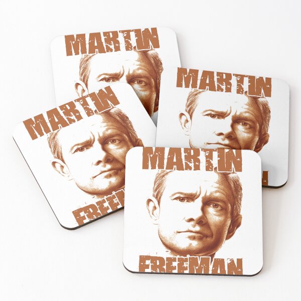 Item preview, Martin freeman orange, style hand drawing silhouette portrait design designed and sold by ironpalette.