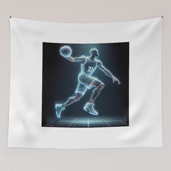 Item preview, HOLOGRAPHIC BASKETBALL 2 designed and sold by CREATIONBArt.