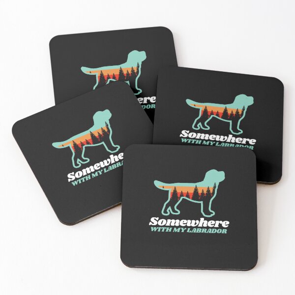 Item preview, Somewhere With My Labrador Vintage Hiking Camping Gift designed and sold by Guarddogdrive.