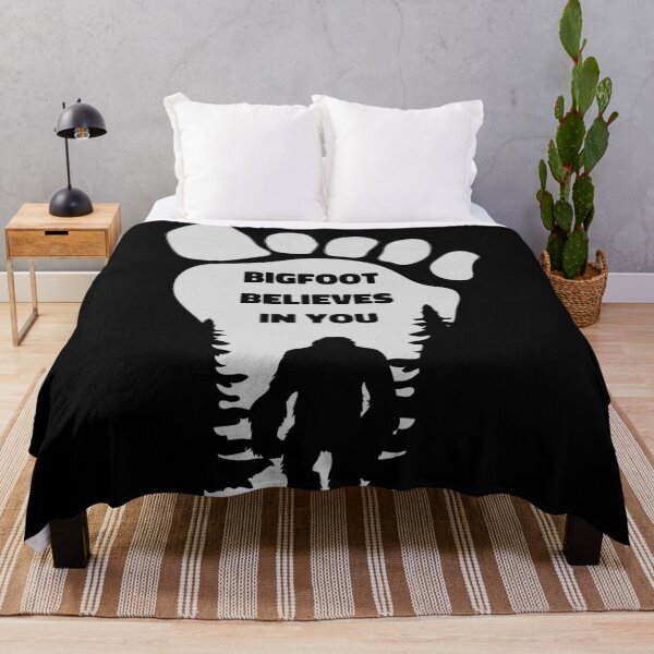 Item preview, Bigfoot Believes In You - Funny Sasquatch Foot Print designed and sold by abeautifulife.