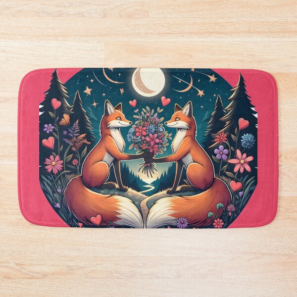 Item preview, Starry Foxes' Valentine's Adventure designed and sold by AI-Only Creations.