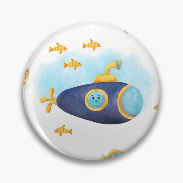 Item preview, Submarine and shark N2 designed and sold by Natalia Varlamova.