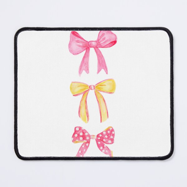 Item preview, Pink and Yellow Preppy Bows designed and sold by mollsdesignss.