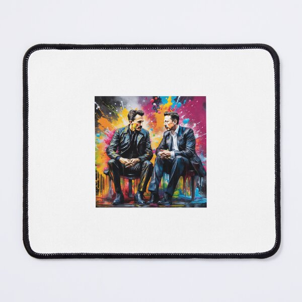 Item preview, Elon Musk and Nikola Tesla designed and sold by Artist  X.