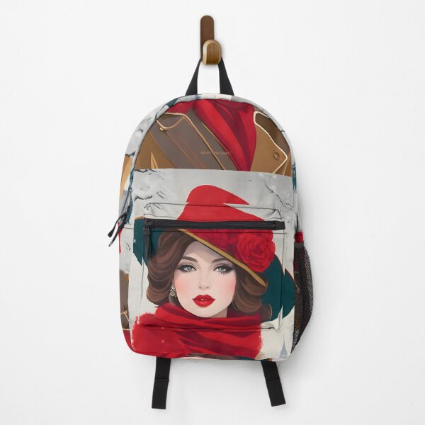 Item preview, Scarlet Ice Queen, A Parisian Winter Fantasy - No.3 Marlène designed and sold by BALMYPRINTEMPS.