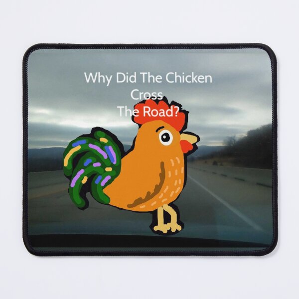 Item preview, Chicken on road designed and sold by PosieBB.