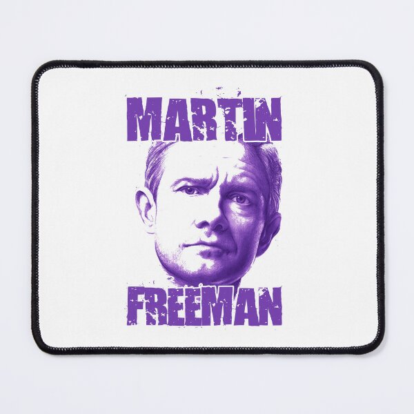 Item preview, Martin freeman purple style hand drawing silhouette portrait design designed and sold by ironpalette.