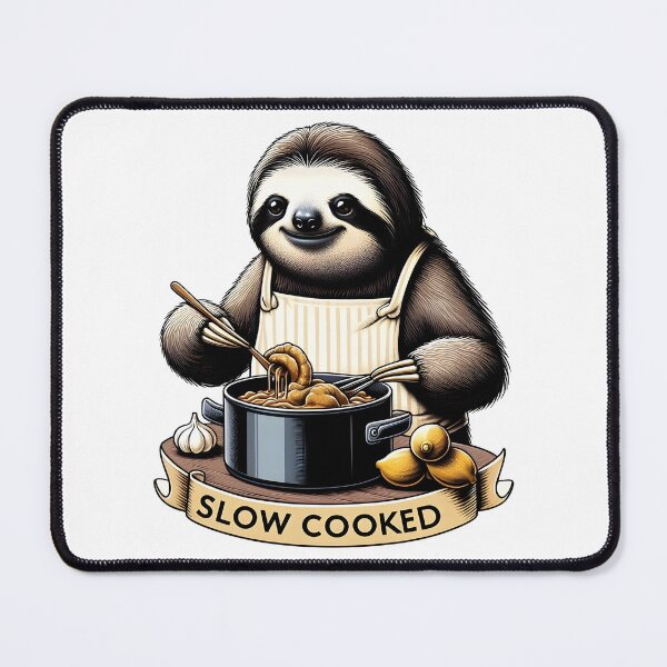 Item preview, Slow cooked - sloth is a great chef designed and sold by Ingridpd.