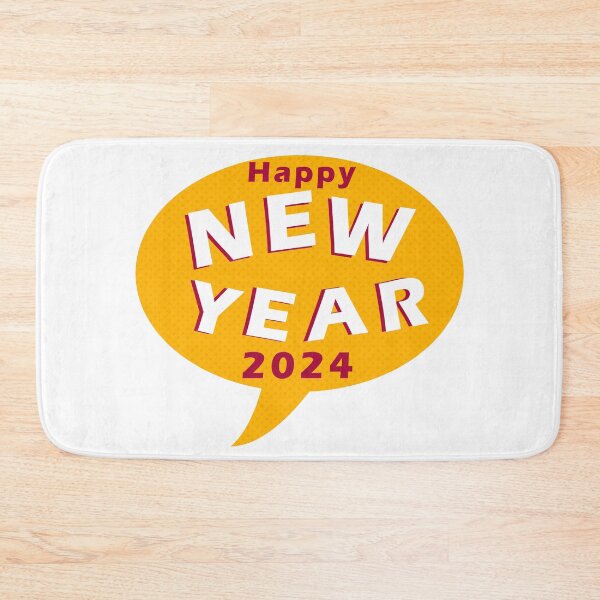 Item preview, Happy New Year 2024 Speech Balloon designed and sold by HeeShirt.