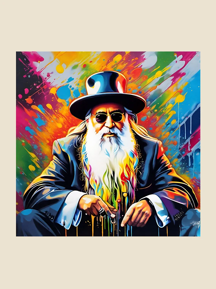 Thumbnail 4 of 4, Relaxed T-Shirt, Hippy Rabbi designed and sold by Artist X.