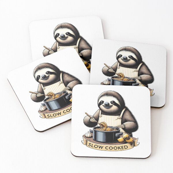 Item preview, Slow cooked - sloth is a great chef designed and sold by Ingridpd.