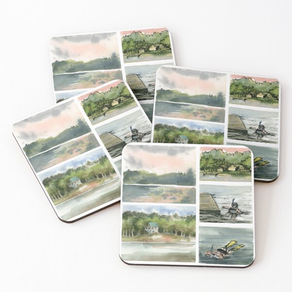 Item preview, Summer Sketchbook - Art Print designed and sold by Lauren Tregenza Fine Art.