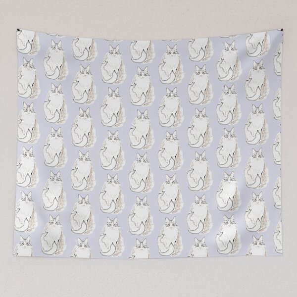 Item preview, Greyscale Mandala Cat designed and sold by neuroticowl.