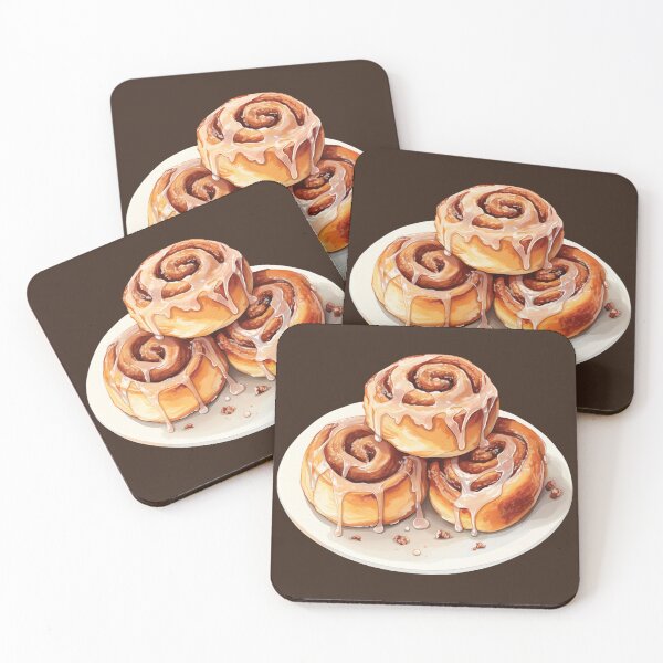 Item preview, Plate of Cinnamon Rolls designed and sold by Alicia Chee.