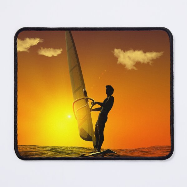 Item preview, Sailboarding,Sailboard,Surfer,Surfing poster, wall art, art, ocean, sea, blue,nature, water, wave, waves designed and sold by eyesight4vision.