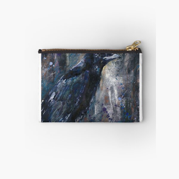 Item preview, Crow watercolour painting Naomi Neale Watercolour art designed and sold by NaomiNeale.