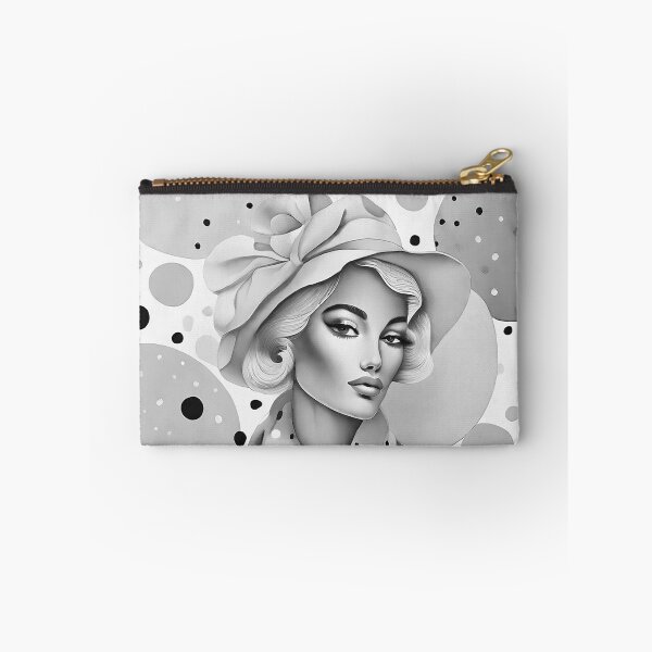 Item preview, Beautiful fashion girl black and white retro urban style 40s 50s designed and sold by Carlos Gudino.