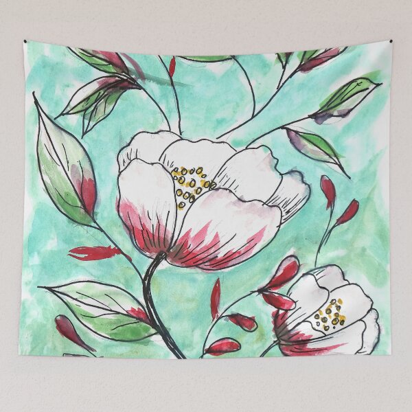 Item preview, Ann's Flowers - Watercolour designed and sold by Paul Gilbert.