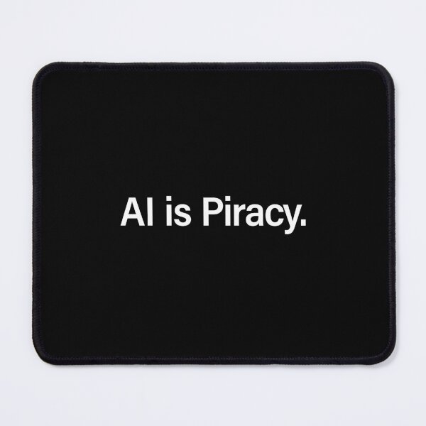 Item preview, AI is Piracy (dark) designed and sold by DesignCats.