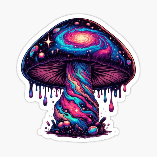 Item preview, giant cosmic space mushroom designed and sold by 603POD.