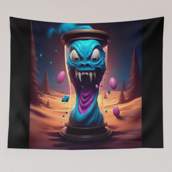 Item preview, Dark Fantasy Art - Evil Vampire Genie designed and sold by Fantasy Masterpiece.