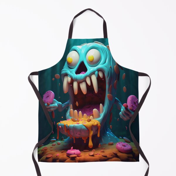 Artikelvorschau, Dunkle Fantasy-Kunst – Donuts und Käse-Unhold entworfen und verkauft von Fantasy Masterpiece.