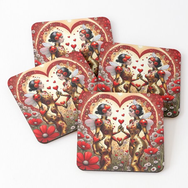 Item preview, Ladybirds In Love designed and sold by Bright-Moonrise.