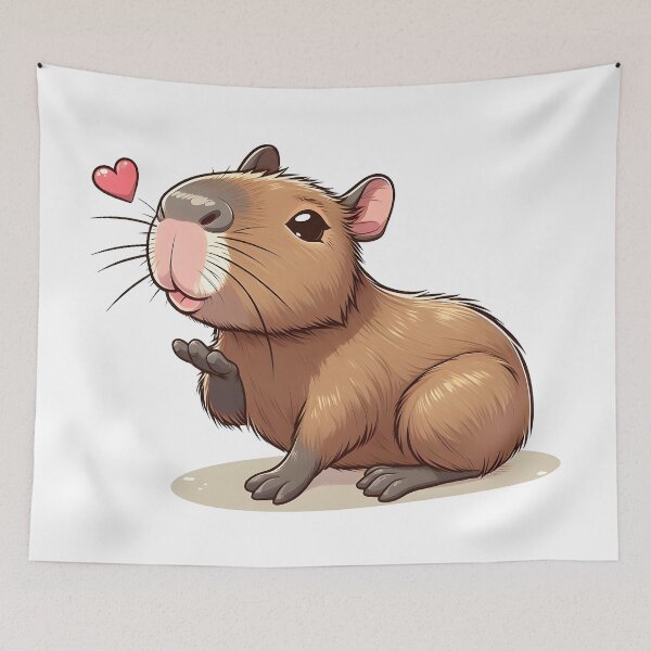 Item preview, Adorable capybara designed and sold by Ingridpd.