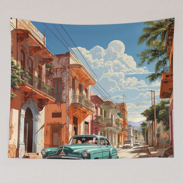 Item preview, A Pop Art Travel Print of Havana - Cuba  designed and sold by StudioRedKoala.