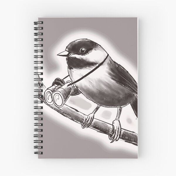Artikelvorschau, Ein Vogelbeobachter-Meise-Heiligenschein entworfen und verkauft von Birding for Humans.