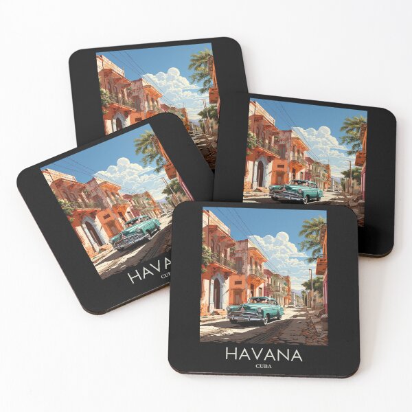 Item preview, A Pop Art Travel Print of Havana - Cuba  designed and sold by StudioRedKoala.
