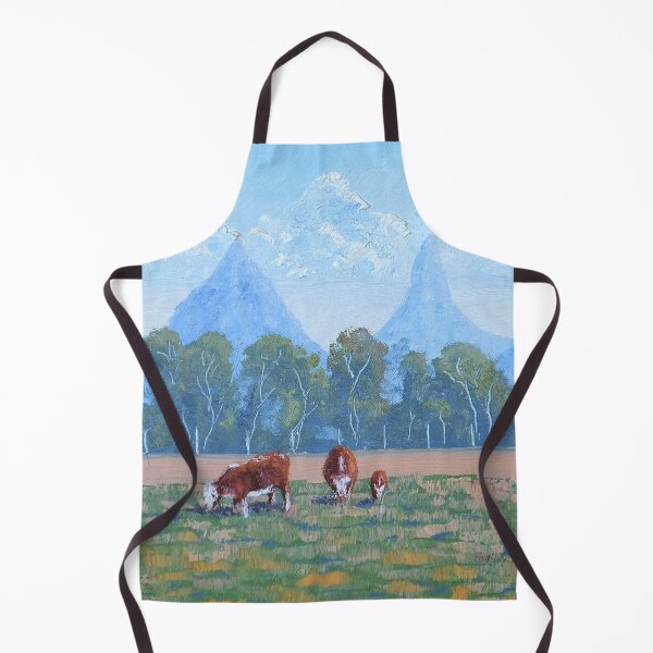 Item preview, Glasshouse Mountains Cattle - Oil designed and sold by Paul Gilbert.