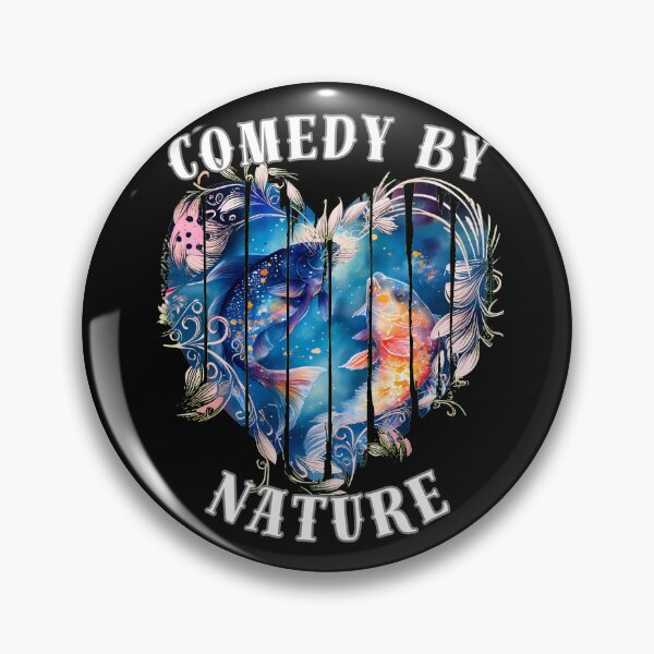 Item preview, Comedy By Nature. pisces symbol designed and sold by ZodiacWonders.