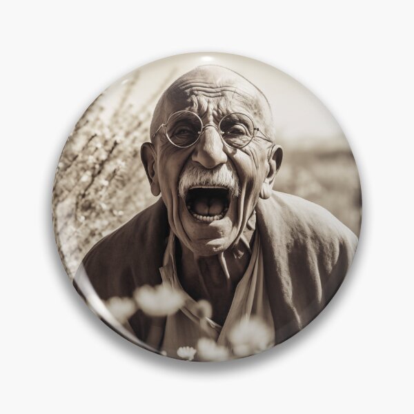 Item preview, Ghandi Screaming designed and sold by Wainiac.