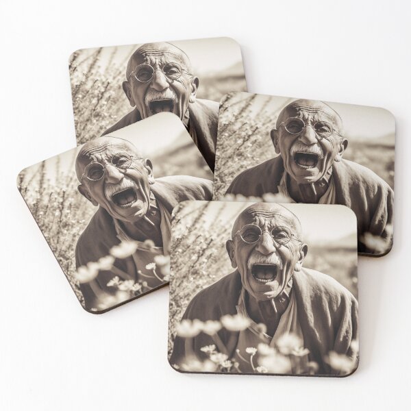 Item preview, Ghandi Screaming designed and sold by Wainiac.