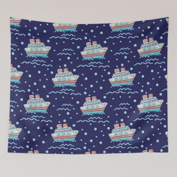 Item preview, Cute ocean liner designed and sold by Natalia Varlamova.