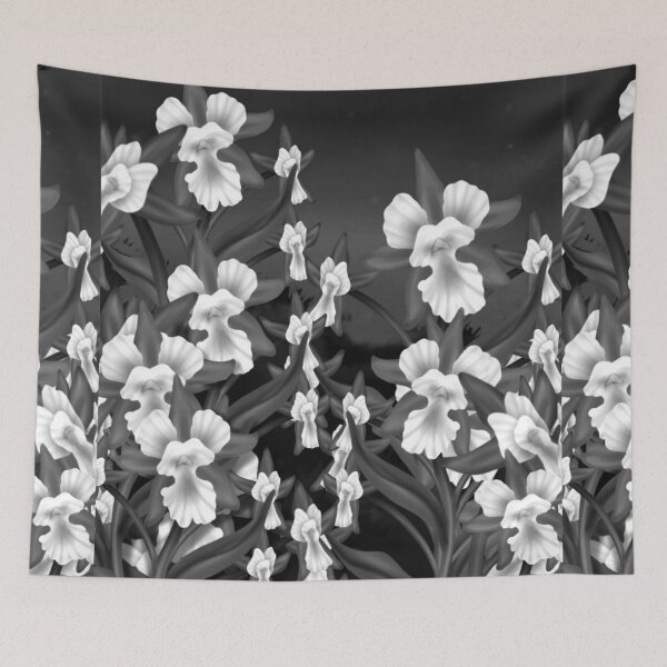Item preview, Orchids Black and White designed and sold by Leeh-designs.