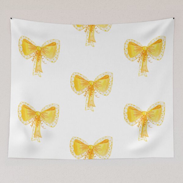 Item preview, Yellow Preppy Bow designed and sold by mollsdesignss.