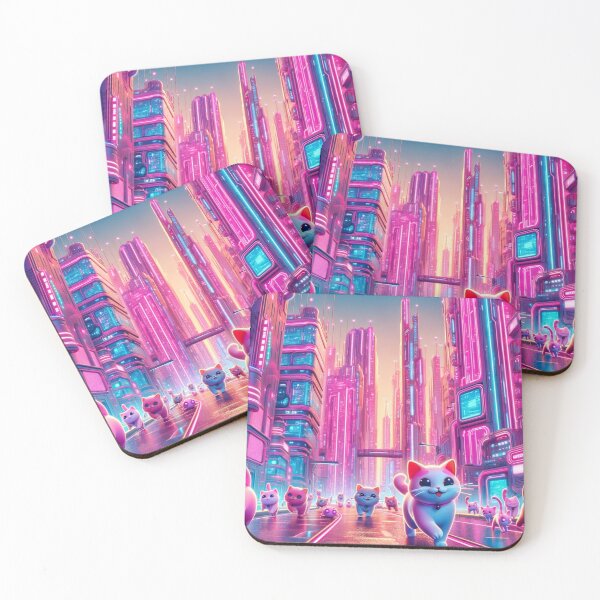 Item preview, Pink Cat City  designed and sold by ritasud.