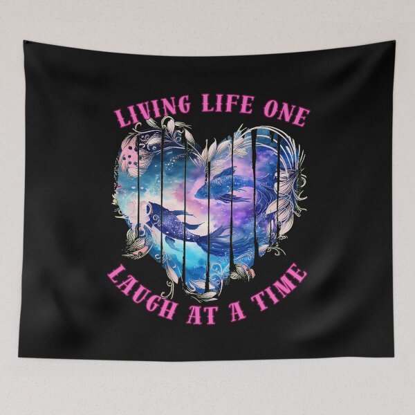 Item preview, Living Life One Laugh At A Time. pisces birthday designed and sold by ZodiacWonders.