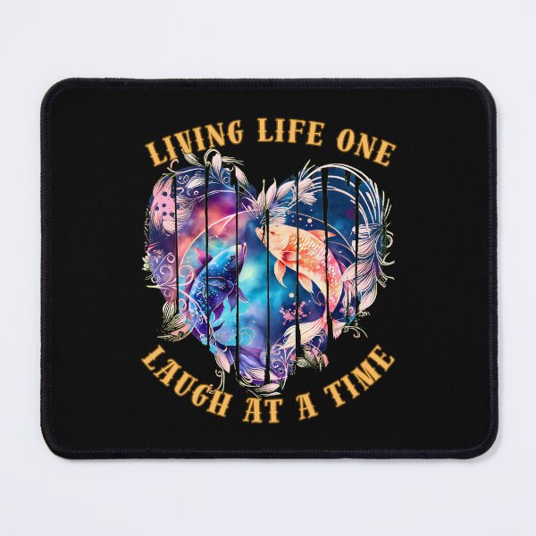 Item preview, Living Life One Laugh At A Time. pisces fish designed and sold by ZodiacWonders.