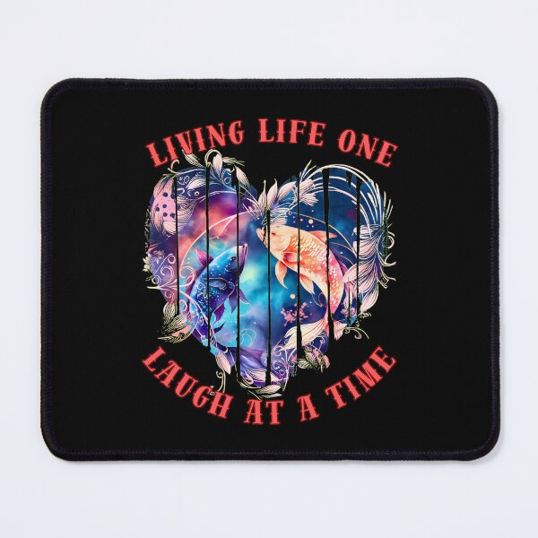 Item preview, Living Life One Laugh At A Time. pisces funny designed and sold by ZodiacWonders.