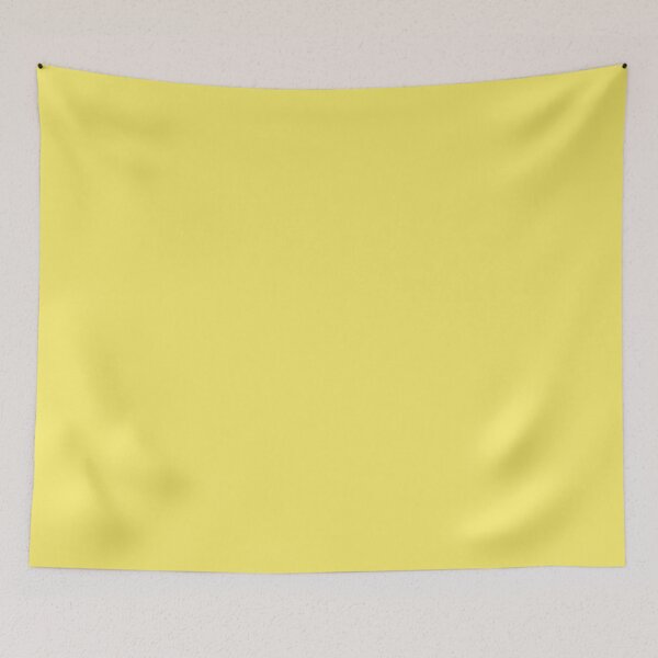 Item preview, Lemon Yellow Solid Plain Background designed and sold by burbankdesigns.