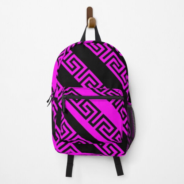 Item preview, black and purple greek ornament, pattern designed and sold by OmikronStore.