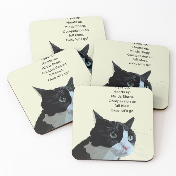 Item preview, Eyes up .. Compassion on Full Blast! designed and sold by Catcoloring.
