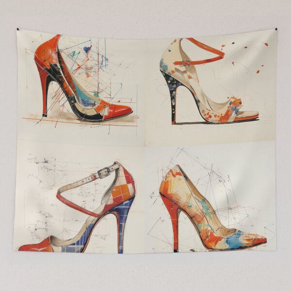 Item preview, Fashionable Shoes 1954 designed and sold by Offset Vinyl Film.