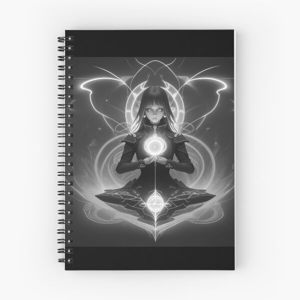 Item preview, spirituality angel yoga girl black and white retro urban style designed and sold by Carlos Gudino.